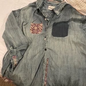 Magnolia pearl Woodstock button up Jean